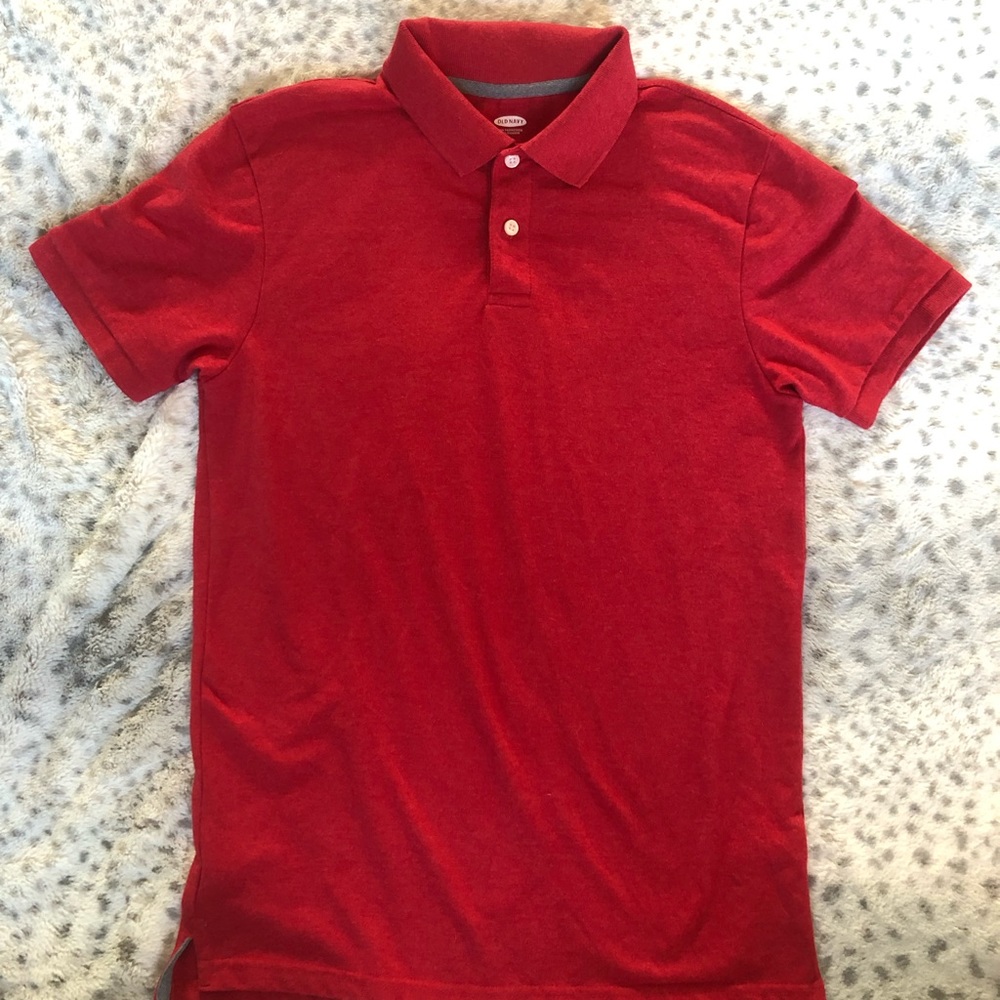 Old Navy Men’s Small Polo Shirt Red
